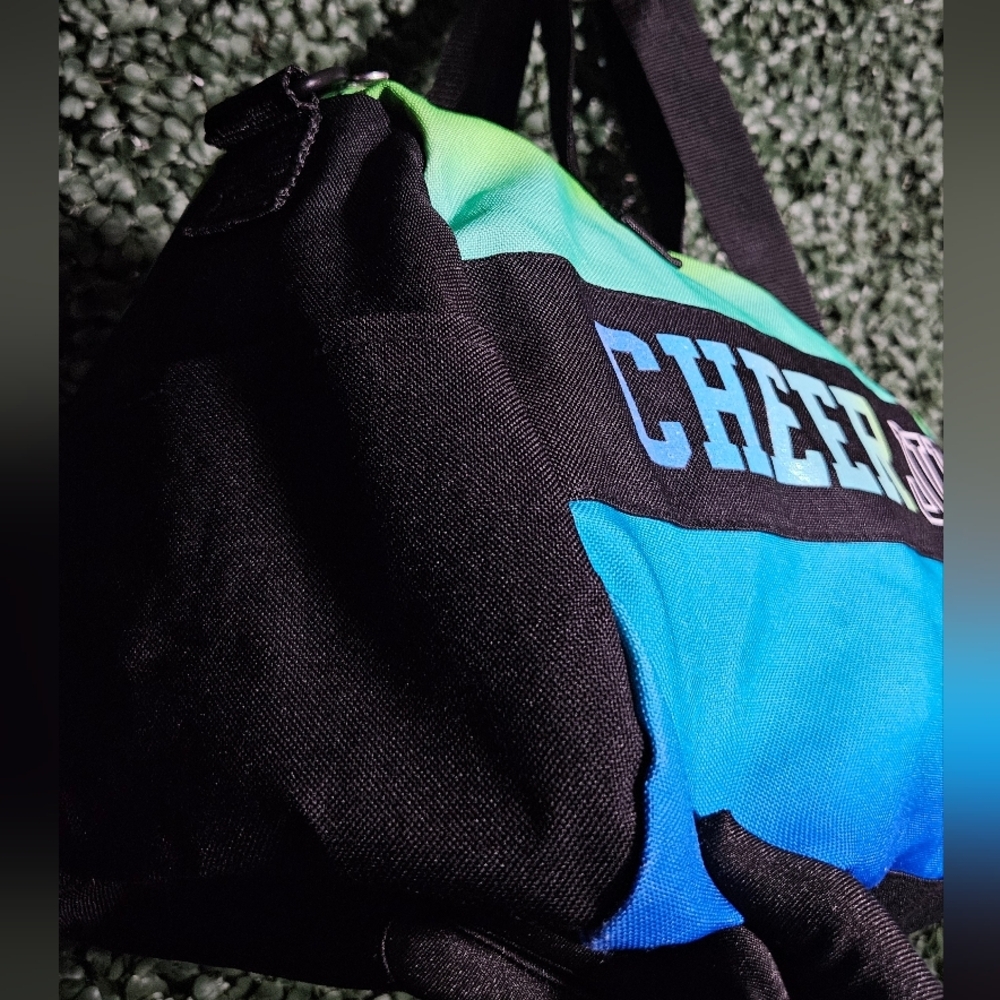 Justice Cheer Bag - Green and Blue Tote Bag - Picture 3 of 10